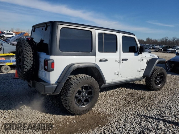 2024 Jeep Wrangler Sport S with VIN 1C4PJXDN8RW105678, listed as a Copart auction lot 44946285 with 22,102 mi miles and Salvage title. Bid and sale history available at DreamBid. Image 3.