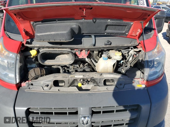 2015 Ram ProMaster Cargo with VIN 3C6TRVDG5FE520919, listed as a Copart auction lot 82394204 with 202,370 mi miles and Salvage Title. Bid and sale history available at carsss.com. Image 12.