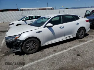 2020 Kia Optima LX z VIN 5XXGT4L38LG390481, wystawiony jako Copart lot #55758535 z przebiegiem 94 755 mil mil oraz Szkoda całkowita • Salvage title. Historia ofert i sprzedaży dostępna na DreamBid. Obrazek 1.