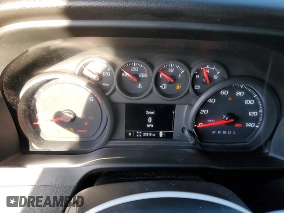 2022 Chevrolet Silverado 1500 Custom with VIN 1GCPDBEK9NZ524775, listed as a Copart auction lot 48331245 with 23,819 mi miles and Salvage Title. Bid and sale history available at carsss.com. Image 9.