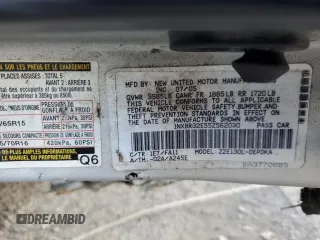 2005 Toyota Corolla CE with VIN 1NXBR32E55Z562030, listed as a Copart auction lot 46812285 with Not provided miles and Non repairable. Bid and sale history available at DreamBid. Image 12.