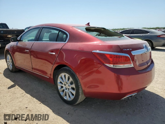 2013 Buick LaCrosse Leather with VIN 1G4GC5E33DF305867, listed as a Copart auction lot 51535185 with 67,810 mi miles and Clean title. Bid and sale history available at DreamBid. Image 2.