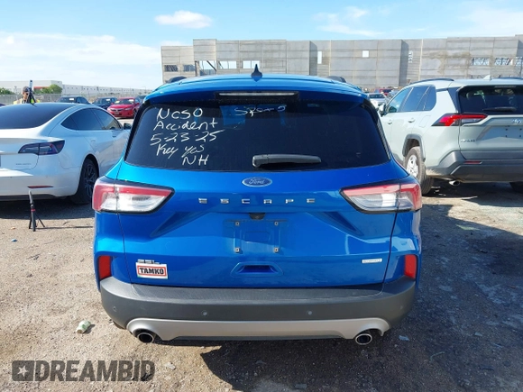 2020 Ford Escape SEL with VIN 1FMCU0H68LUC07917, listed as a IAAI auction lot 42448554 with Not provided miles and . Bid and sale history available at DreamBid. Image 16.