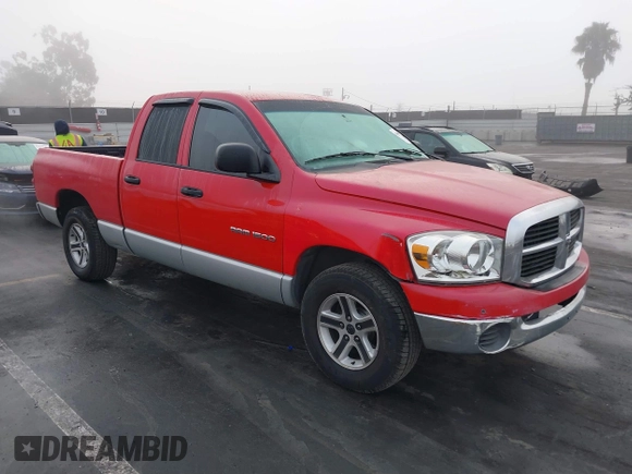 2007 Dodge 1500 SLT with VIN 1D7HA18P47J565563, listed as a IAAI auction lot 41061464 with 166,172 mi miles and . Bid and sale history available at DreamBid. Image 1.