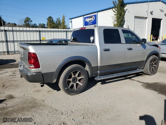 2009 Dodge Ram 1500 SLT with VIN 1D3HB13P99J527156, listed as a Copart auction lot 43590195 with 283,004 mi miles and Salvage Title. Bid and sale history available at carsss.com. Image 3.