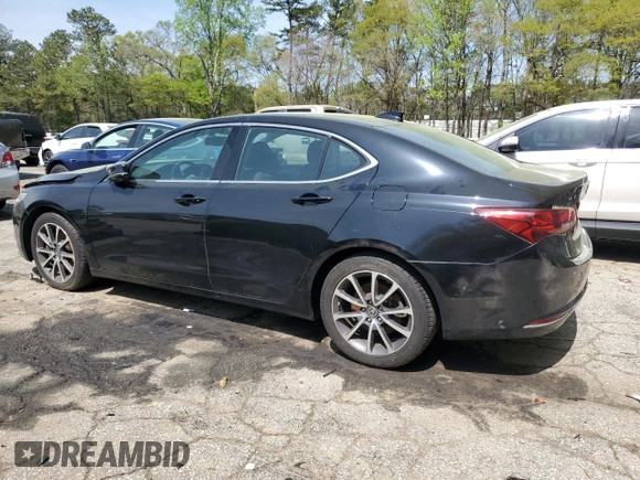 2017 Acura TLX V6 with VIN 19UUB2F38HA005723, listed as a Copart auction lot 47487995 with 0 mi miles and Salvage Title. Bid and sale history available at carsss.com. Image 2.