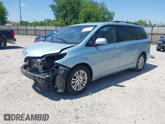 2016 Toyota Sienna XLE with VIN 5TDYK3DC9GS708693, listed as a IAAI auction lot 42231532 with 153,865 mi miles and . Bid and sale history available at DreamBid. Image 2.