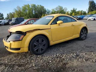 2004 Audi TT with VIN TRUSC28N441014615, listed as a Copart auction lot 74285454 with 123,068 mi miles and Salvage Title. Bid and sale history available at carsss.com. Image 1.