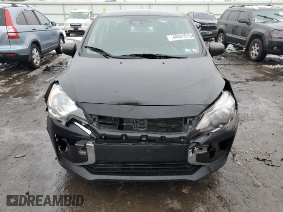 2023 Mitsubishi Mirage G4 ES with VIN ML32FUFJ9PHF02036, listed as a Copart auction lot 44941515 with 43,514 mi miles and Salvage Title. Bid and sale history available at carsss.com. Image 5.