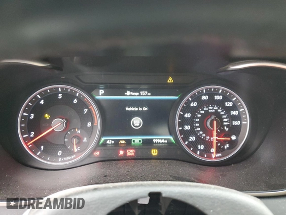 2019 Genesis G70 Advanced with VIN KMTG34LA5KU026138, listed as a Copart auction lot 81159054 with 99,964 mi miles and Salvage Title. Bid and sale history available at DreamBid. Image 9.
