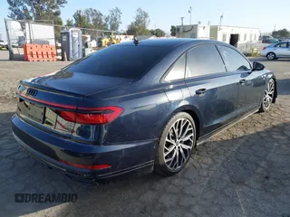2021 Audi A8 with VIN WAU8DAF82MN024168, listed as a IAAI auction lot 41135584 with 15,946 mi miles. Bid and sale history available at carsss.com. Image 4.