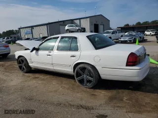 2010 Mercury Grand Marquis LS with VIN 2MEBM7FVXAX612779, listed as a Copart auction lot 47124385 with 0 mi miles and Salvage Title. Bid and sale history available at carsss.com. Image 2.