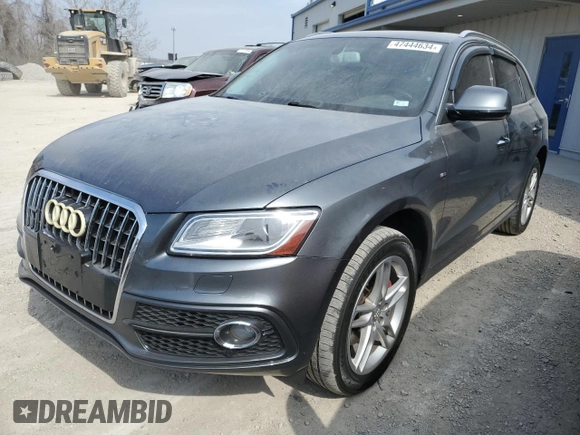 2015 Audi Q5 Premium Plus with VIN WA1DGAFP7FA085584, listed as a Copart auction lot 47444634 with 137,721 mi miles and Salvage Title. Bid and sale history available at carsss.com. Image 1.
