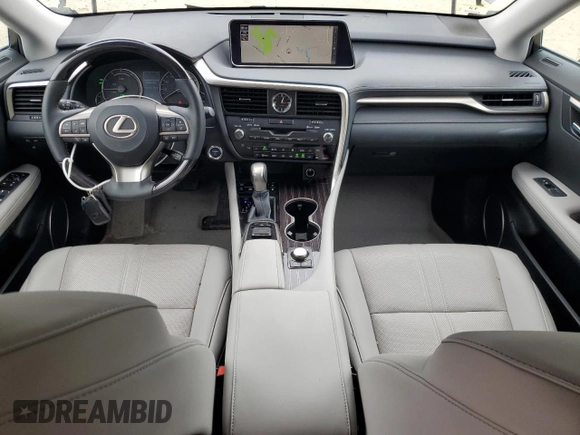 2016 Lexus RX 450h z VIN 2T2BGMCA0GC001306, wystawiony jako Copart lot #57262465 z przebiegiem 50 891 mil mil oraz Szkoda całkowita • Salvage title. Historia ofert i sprzedaży dostępna na DreamBid. Obrazek 8.