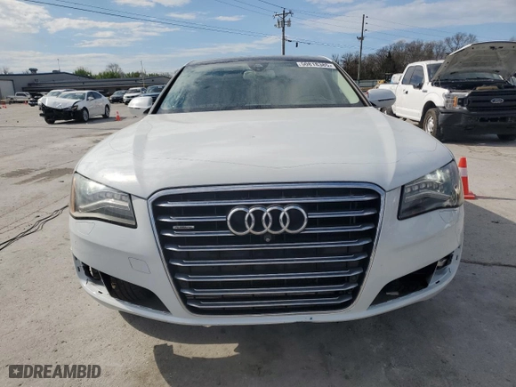 2017 Audi A8 L with VIN WAU44AFD2HN009512, listed as a Copart auction lot 50818385 with 44,175 mi miles and Salvage Title. Bid and sale history available at carsss.com. Image 5.