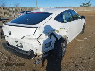 2024 Acura Integra w/A-Spec Package with VIN 19UDE4H38RA025617, listed as a IAAI auction lot 41860003 with 10,518 mi miles and . Bid and sale history available at carsss.com. Image 4.