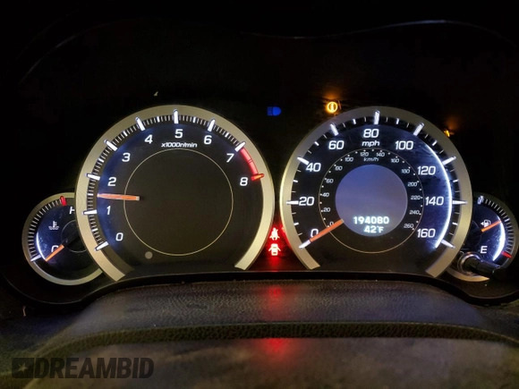 2011 Acura TSX z VIN JH4CU2E68BC010852, wystawiony jako Copart lot #83897774 z przebiegiem 194 080 mil mil oraz Szkoda całkowita • Salvage title. Historia ofert i sprzedaży dostępna na DreamBid. Obrazek 9.