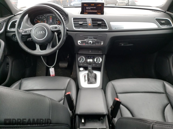 2015 Audi Q3 2.0T Premium Plus with VIN WA1EFCFS8FR005640, listed as a Copart auction lot 56639663 with 85,279 mi miles. Bid and sale history available at carsss.com. Image 8.