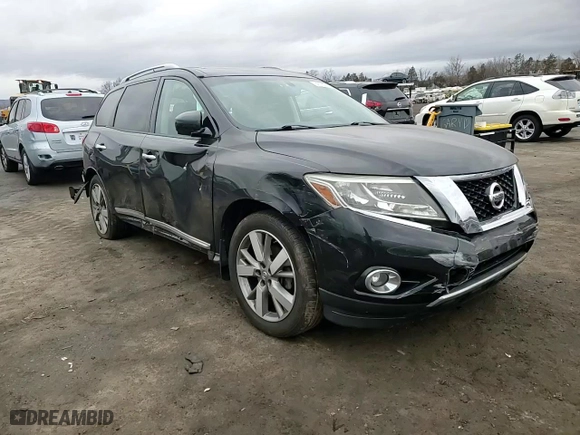 2015 Nissan Pathfinder Platinum with VIN 5N1AR2MM7FC633939, listed as a Copart auction lot 47732415 with 136,536 mi miles and Salvage Title. Bid and sale history available at carsss.com. Image 11.