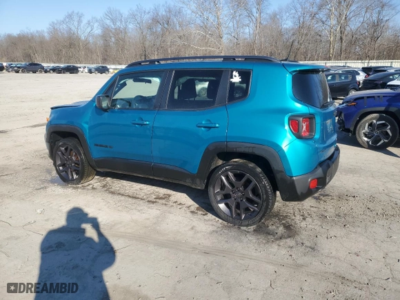 2021 Jeep Renegade Latitude with VIN ZACNJDBB8MPM64174, listed as a Copart auction lot 47184645 with 52,349 mi miles and Salvage Title. Bid and sale history available at carsss.com. Image 2.