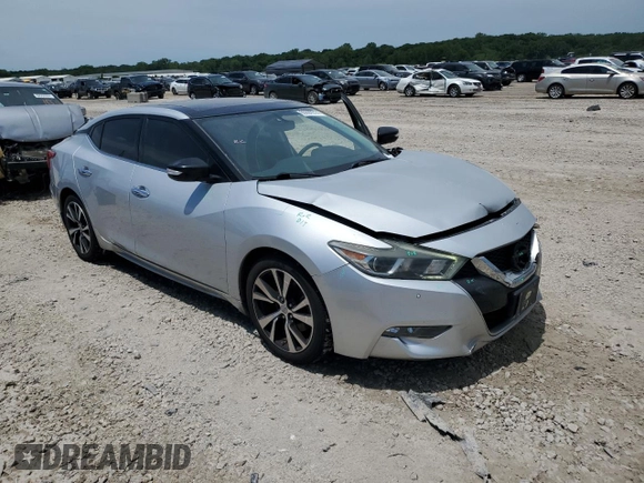 2017 Nissan Maxima SV with VIN 1N4AA6AP7HC449045, listed as a Copart auction lot 60692014 with 126,606 mi miles and Salvage Title. Bid and sale history available at DreamBid. Image 4.
