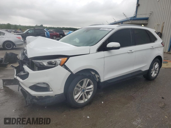 2020 Ford Edge SEL with VIN 2FMPK3J97LBB01445, listed as a Copart auction lot 58357755 with 91,892 mi miles and Salvage title. Bid and sale history available at DreamBid. Image 1.