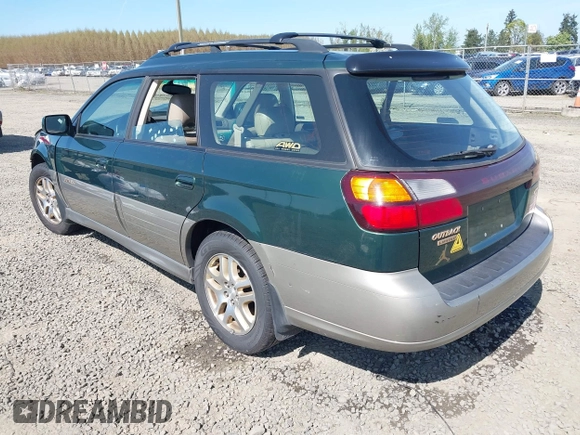 2002 Subaru Legacy Outback Limited with VIN 4S3BH686X27659629, listed as a IAAI auction lot 42045299 with 184,012 mi miles and . Bid and sale history available at DreamBid. Image 3.