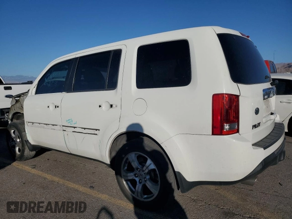 2015 Honda Pilot EX-L with VIN 5FNYF3H65FB015857, listed as a Copart auction lot 75036414 with 138,196 mi miles and Salvage Title. Bid and sale history available at carsss.com. Image 2.