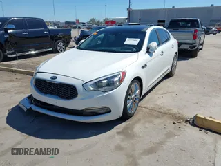 2015 Kia K900 Luxury with VIN KNALW4D46F6022278, listed as a IAAI auction lot 41774850 with 142,837 mi miles. Bid and sale history available at carsss.com. Image 2.