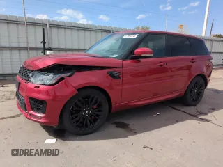 2019 Land Rover Range Rover Sport Dynamic z VIN SALWR2RE9KA847731, wystawiony jako Copart lot #51964515 z przebiegiem 46 434 mil mil oraz Szkoda całkowita • Salvage title. Historia ofert i sprzedaży dostępna na DreamBid. Obrazek 1.