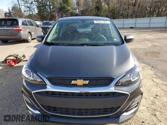 2022 Chevrolet Spark 1LT with VIN KL8CD6SAXNC038649, listed as a Copart auction lot 45221985 with 24,993 mi miles and Salvage Title. Bid and sale history available at carsss.com. Image 5.