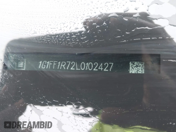 2020 Chevrolet Camaro 1SS with VIN 1G1FF1R72L0102427, listed as a IAAI auction lot 41922888 with Not Provided miles and . Bid and sale history available at DreamBid. Image 9.