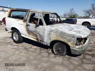 1993 Ford Bronco Custom with VIN 1FMEU15H2PLA02559, listed as a Copart auction lot 53319455 with Not Provided miles and Non Repairable. Bid and sale history available at DreamBid. Image 4.