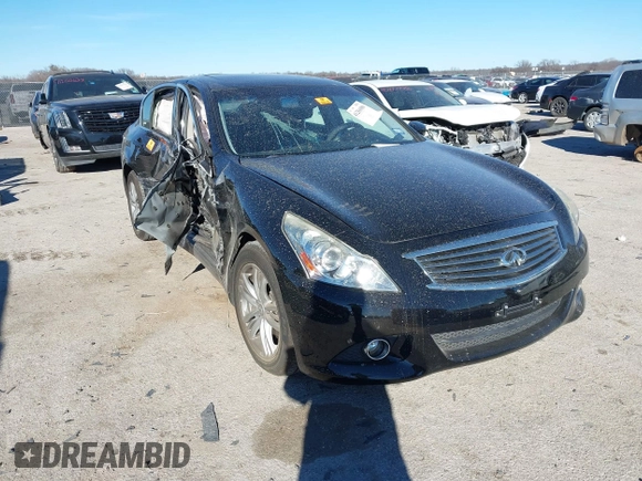 2015 Infiniti Q40 with VIN JN1CV6AR1FM650961, listed as a IAAI auction lot 41256986 with 1 mi miles. Bid and sale history available at carsss.com. Image 1.