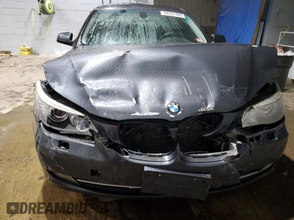 2010 BMW 5 Series 528i xDrive with VIN WBANV1C52AC389578, listed as a Copart auction lot 88761705 with 161,702 mi miles and Salvage Title. Bid and sale history available at carsss.com. Image 5.