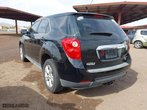 2013 Chevrolet Equinox LS with VIN 2GNALBEKXD6100287, listed as a IAAI auction lot 41896657 with 155,424 mi miles. Bid and sale history available at carsss.com. Image 3.