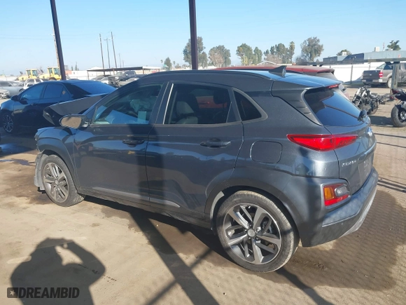 2021 Hyundai Kona Ultimate with VIN KM8K5CA58MU608994, listed as a IAAI auction lot 41334841 with 48,981 mi miles. Bid and sale history available at carsss.com. Image 14.