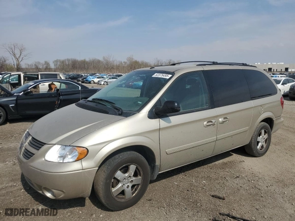 2007 Dodge Grand Caravan SXT with VIN 2D4GP44L57R166507, listed as a Copart auction lot 52375495 with 84,503 mi miles and Clean Title. Bid and sale history available at carsss.com. Image 1.