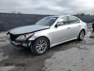 2013 Hyundai Genesis 3.8L z VIN KMHGC4DD8DU216781, wystawiony jako Copart lot #46666945 z przebiegiem Nie podano mil oraz Szkoda całkowita • Salvage title. Historia ofert i sprzedaży dostępna na DreamBid. Obrazek 1.
