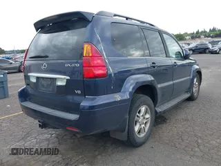 2003 Lexus GX 470 with VIN JTJBT20X130009669, listed as a IAAI auction lot 42196509 with 318,614 mi miles and . Bid and sale history available at DreamBid. Image 4.