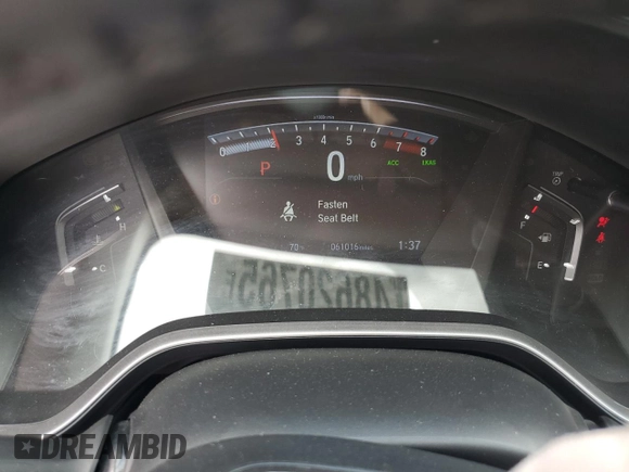 2018 Honda CR-V Touring with VIN 2HKRW2H9XJH670518, listed as a Copart auction lot 48620765 with 61,016 mi miles and Salvage Title. Bid and sale history available at carsss.com. Image 9.