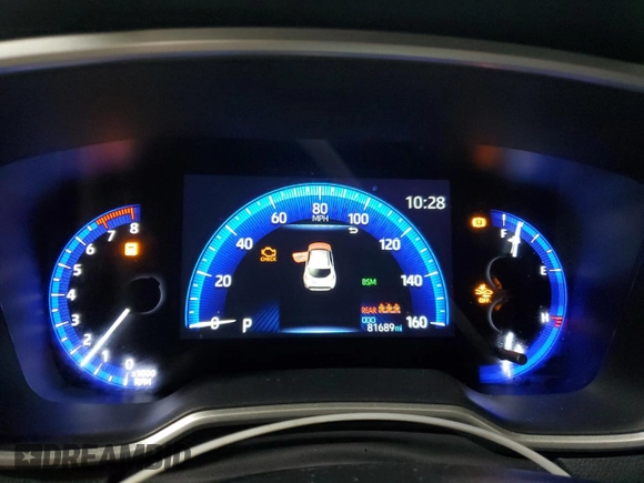 2019 Toyota Corolla Hatchback SE with VIN JTNK4RBE5K3046074, listed as a Copart auction lot 80350194 with 81,689 mi miles and Salvage Title. Bid and sale history available at carsss.com. Image 9.