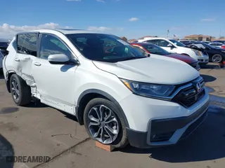 2020 Honda CR-V EX-L with VIN 7FARW1H81LE011217, listed as a IAAI auction lot 41734096 with 62,391 mi miles. Bid and sale history available at carsss.com. Image 1.