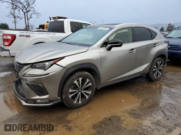 2018 Lexus NX with VIN JTJBARBZ4J2160553, listed as a Copart auction lot 44235495 with 59,498 mi miles and Salvage Title. Bid and sale history available at carsss.com. Image 1.
