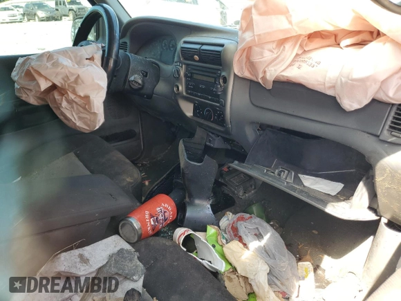 2005 Ford Ranger XL with VIN 1FTZR15E25PA85848, listed as a Copart auction lot 55028305 with Not provided miles and Salvage title. Bid and sale history available at DreamBid. Image 8.