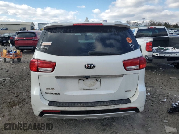 2015 Kia Sedona SX-L with VIN KNDME5C18F6032334, listed as a Copart auction lot 46107985 with 246,339 mi miles and Clean Title. Bid and sale history available at DreamBid. Image 6.