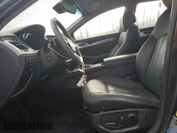 2018 Genesis G80 3.8L with VIN KMHGN4JE8JU237472, listed as a Copart auction lot 73868974 with 34,507 mi miles and Salvage Title. Bid and sale history available at carsss.com. Image 7.