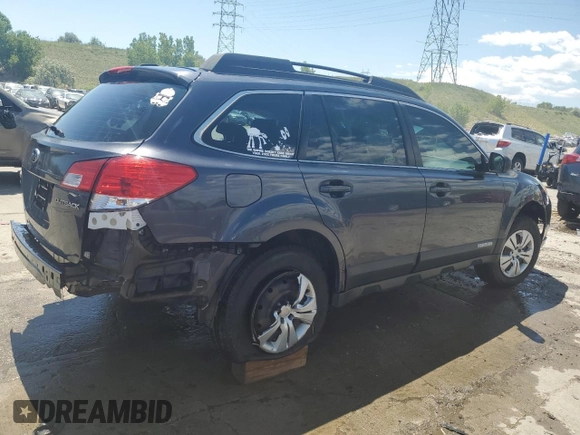 2012 Subaru Outback 2.5i z VIN 4S4BRCAC1C1247255, wystawiony jako Copart lot #60322045 z przebiegiem 182 627 mil mil oraz Szkoda całkowita • Salvage title. Historia ofert i sprzedaży dostępna na DreamBid. Obrazek 3.