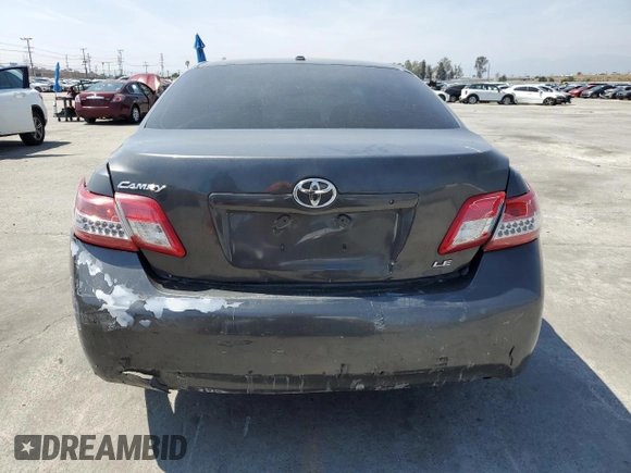 2011 Toyota Camry LE with VIN 4T1BF3EKXBU156055, listed as a Copart auction lot 55156235 with 153,055 mi miles and Salvage Title. Bid and sale history available at DreamBid. Image 6.