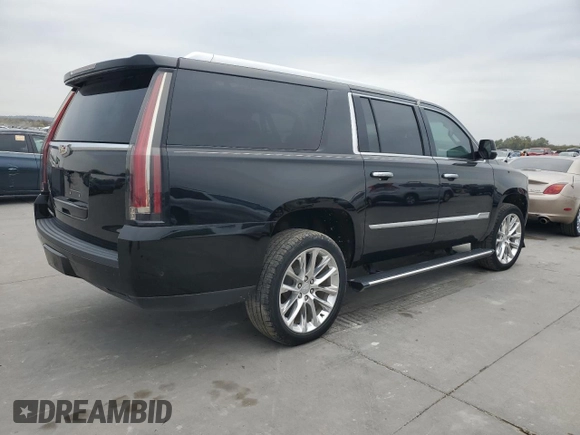 2019 Cadillac Escalade ESV Premium Luxury z VIN 1GYS3JKJXKR210075, wystawiony jako Copart lot #81548984 z przebiegiem Nie podano mil oraz Szkoda całkowita • Salvage title. Historia ofert i sprzedaży dostępna na DreamBid. Obrazek 3.